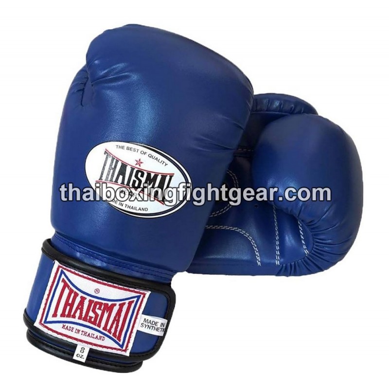 Muay Thai Boxing Gloves for Kids Thaismai BG124 Synthetic Blue