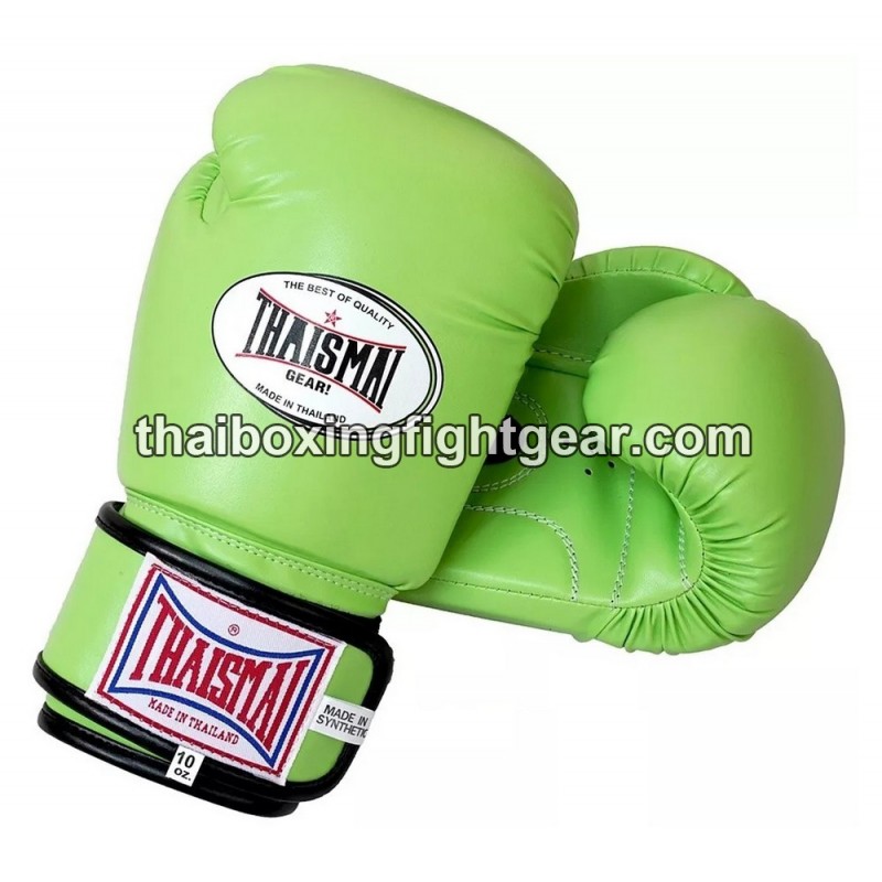 Muay Thai Boxing  Kids Gloves Thaismai BG124 Synthetic Light Green