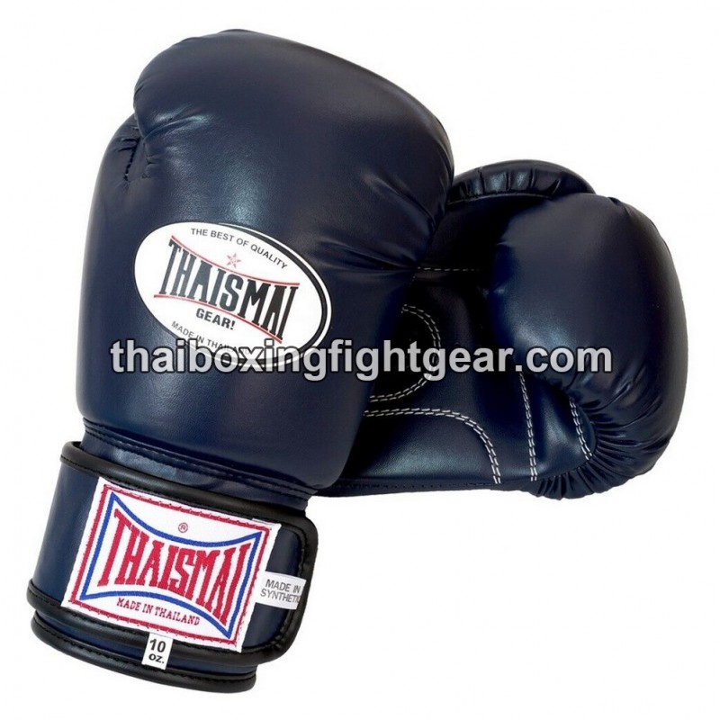 Muay Thai Boxing  Kids Gloves Thaismai BG124 Synthetic Navy