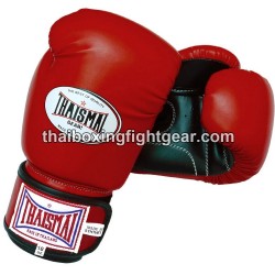 Muay Thai Boxing  Kids Gloves Thaismai BG124 Synthetic Red Black