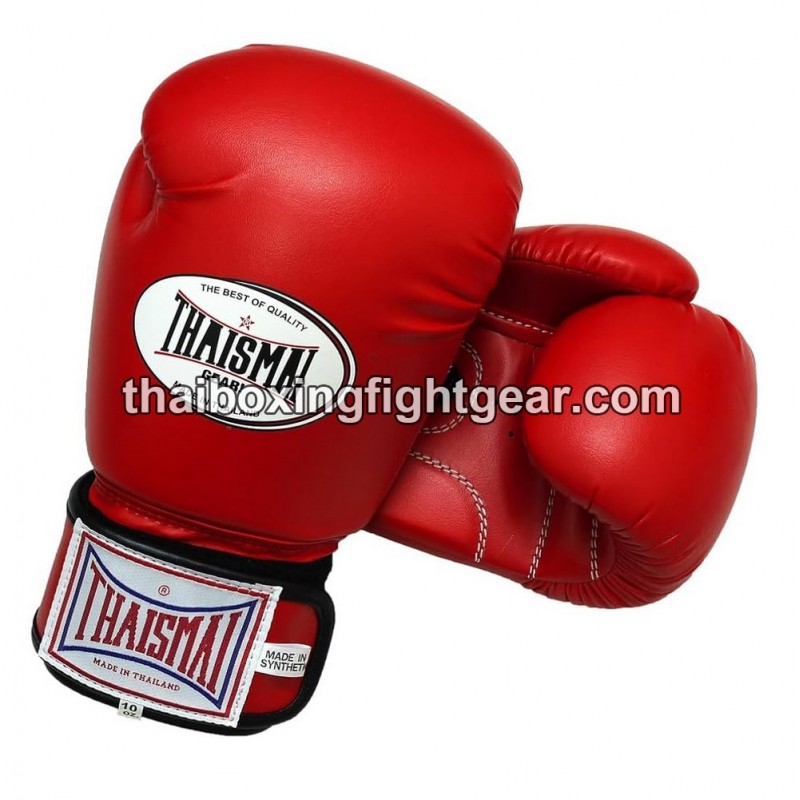 Muay Thai Boxing  Kids Gloves Thaismai BG124 Synthetic Red