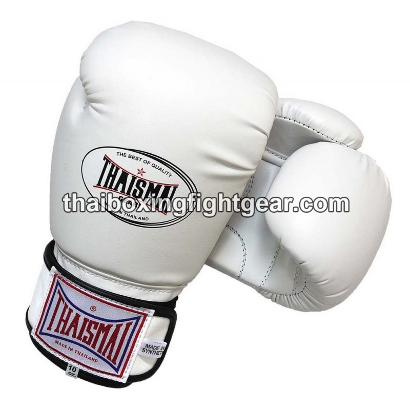 Muay Thai Boxing  Kids Gloves Thaismai BG124 Synthetic White