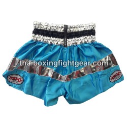 yokkao-saenchai-muay-thai-gym-boxing-shorts-light-blue | Shorts