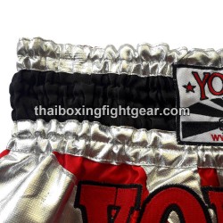 yokkao saenchai muay thai gym boxing short red | Shorts