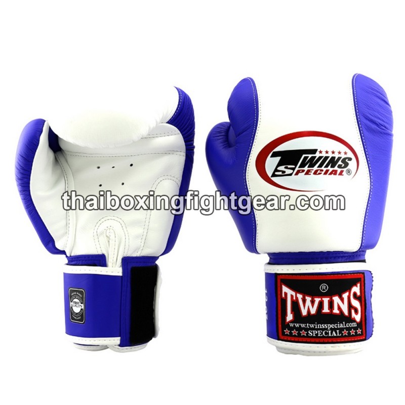 Twins Muay Thai Boxing Gloves BGVL7 Blue White | Muay Thai Gloves