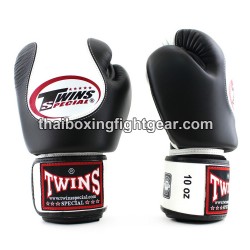 Twins Gloves Thaiboxing BGVL9 White Black | Gloves