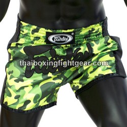 Fairtex Thaiboxing shorts BS 1710 Camo Green