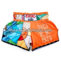 Yokkao Carbon Fit Muay Thai Gear Boxing Shorts Good Vibes | Yokkao
