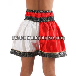 Thai Boxing  Muay Thai Kids Shorts Red White | Kids