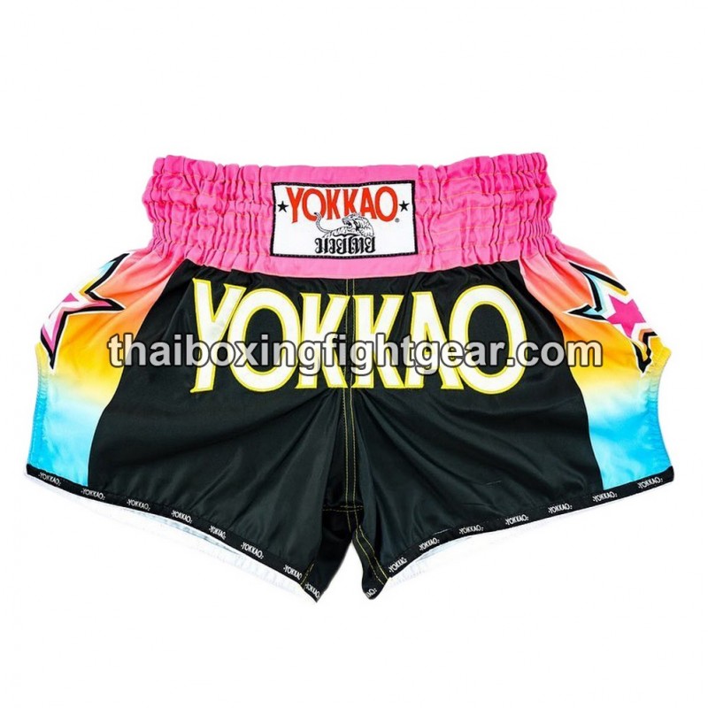 Yokkao Carbon Fit Muay Thai Gear Boxing Shorts Havana Black | Yokkao
