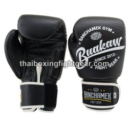 Gants de boxe thai Buakaw Banchamek W1 Noir | Gants Boxe Thai