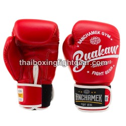 Gants de boxe thai Buakaw Banchamek W1 Rouge