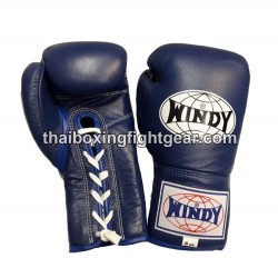 Windy Thaiboxing Gloves BGL Blue Lace Up | Gloves