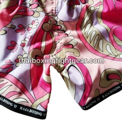 Raja Boxing Muay Thai Boxing Shorts Flower Pink | Muay Thai Shorts