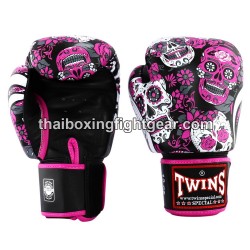 Twins FBGVL3-53  Gloves  MuayThaiboxing Gloves"Skull Pink" | Gloves