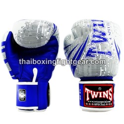 Twins FBGVL3-TW5 Gloves Muay Thaiboxing Gloves Blue White