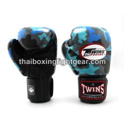 Twins FBGVL3-Army Gloves Muay Thaiboxing Gloves "Army Blue"