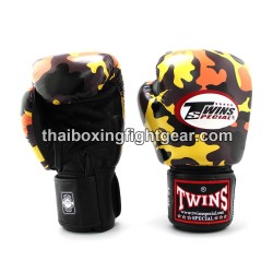 Twins FBGVL3-Army Gloves Muay Thaiboxing Gloves "Army Orange" | Gloves