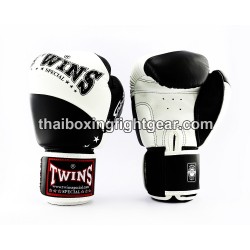 Twins BGVL10  Gloves Muay Thaiboxing Gloves White Black | Gloves