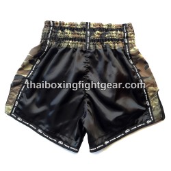 Twins Muay Thai Boxing Shorts Black Camo | Shorts