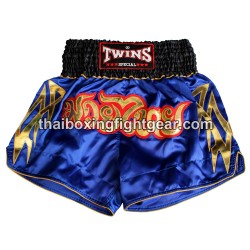 Twins Muay Thai Boxing Shorts Blue Gold | Shorts