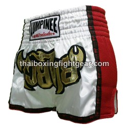 Lumpinee Muay Thai Shorts "Retro Red" | Muay Thai Shorts