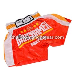 Buakaw Banchamek Muay Thai Boxing Shorts BFG4-4 RED WHITE GOLD | Shorts