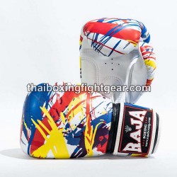 Raja Boxing Muay Thai Boxing Gloves "Paint White" | Gloves