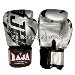 Raja Boxing Muay Thai Boxing Gloves Tattoo Silver | Gloves