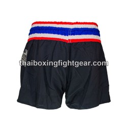 Buakaw Banchamek Muay Thai Boxing Shorts BFG4-3 BLACK RED BLUE | Shorts