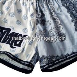 Raja Boxing Muay Thai Boxing Shorts Indian Paisley LB | Muay Thai Shorts