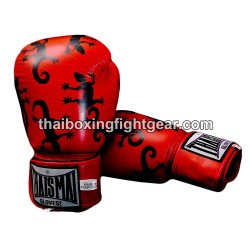THAISMAI BG124 Muay Thai Boxing Gloves Leather "LIZARD" Red | Gloves