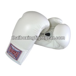 THAISMAI BG121 Muay Thai Boxing Gloves Leather White | Gloves