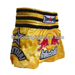 Thaismai Muay Thai Boxing Shorts "Red Bull" Yellow | Shorts