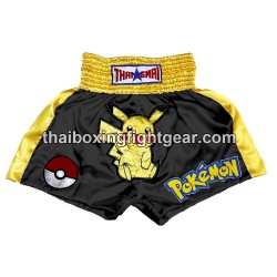 Thaismai Muay Thai Boxing Shorts "Pokemon" Black Yellow | Shorts
