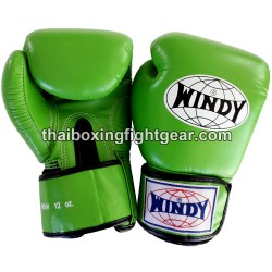 Gants de boxe thai Windy BGVH vert | Gants