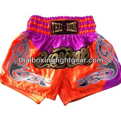 Muay Thai Boxing Shorts Orange Pink
