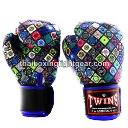 Twins FBGVS3-MS Boxing Gloves "Beginner Edition" Blue Synthetic leather Twins - 1