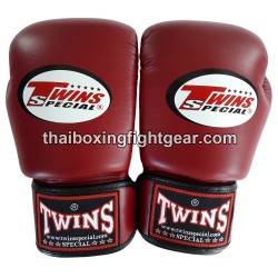 Twins Muay Thai Boxing Gloves BGVL-3 DARK RED | Gloves