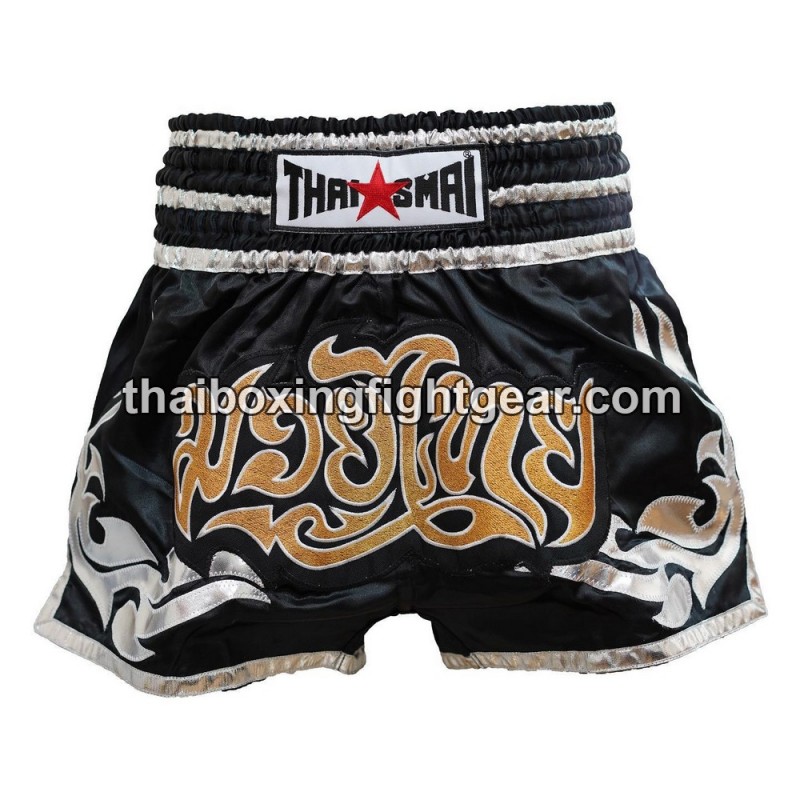 Thaismai Muay Thai Boxing Shorts "Standard Black" Thaismai - 1