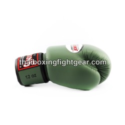 Muay Thai Boxing Gloves for Kids Twins BGVS3 Synthetic Olive Twins - 3