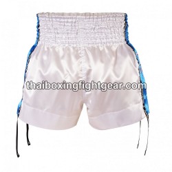 Top King Muay Thai Boxing Shorts TKTBS-201 White skyblue Top King - 4