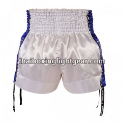 Top King Muay Thai Boxing Shorts TKTBS-201 White blue Top King - 2
