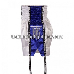 Top King Muay Thai Boxing Shorts TKTBS-201 White blue Top King - 3