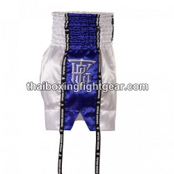 Top King Muay Thai Boxing Shorts TKTBS-201 White blue Top King - 4