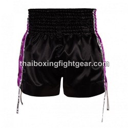 Top King Muay Thai Boxing Shorts TKTBS-201 Black Purple Top King - 2