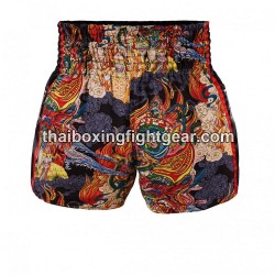 Top King Muay Thai Boxing Shorts TKTBS-205 Black Top King - 2