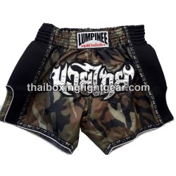 Lumpinee Muay Thai Shorts Khaki | Muay Thai Shorts
