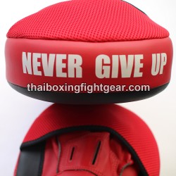 Fairtex Muay Thai/MMA Punching Mitts, Velcro Closure, Black/Red | Equipments