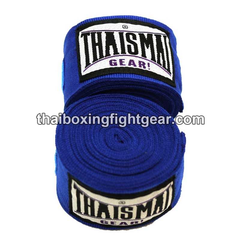 Thaismai Boxing Muay Thai handwraps HW7003 cotton 4.5M Blue